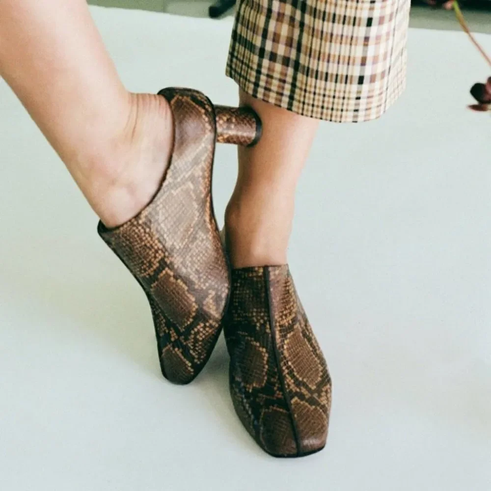 LOQ Eva Castaa Python Mules - Picture 11 of 11